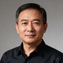 一位中年男性用户头像，穿深色衬衫，背景简洁商务风格